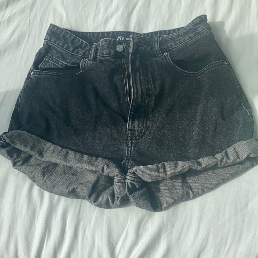 Black Zara Denim Shorts